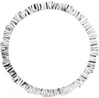 Lumoava Aarni kaulakoru kaulariipus kääty 46 cm 574600 Hopeinen