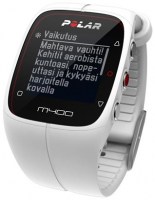Polar M400 HR valkoinen GPS-urheilukello